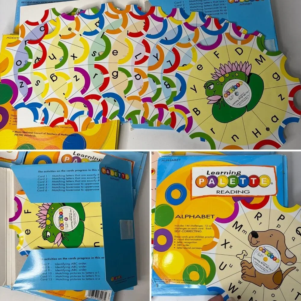 Learning Palette Kindergarten Learning Homeschool Reading Math Self-Correcting